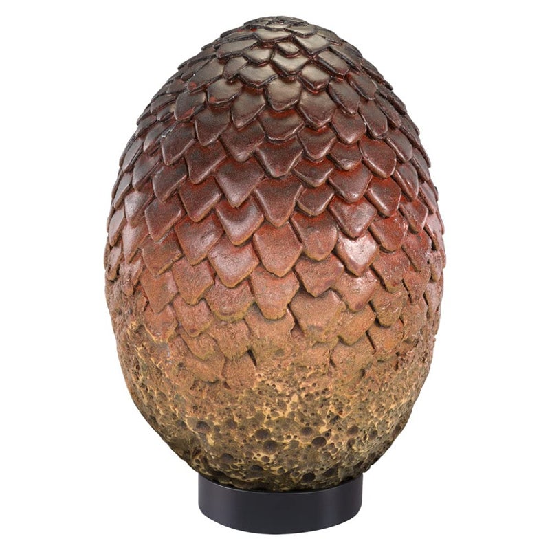 The Noble Collection Game of Thrones Drogon Egg (Red) - Image 1